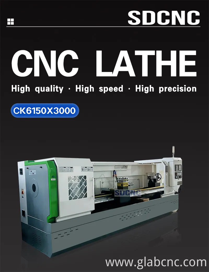 SDCNC Heavy Duty CNC Horizontal Lathe Ck6150 Machining Center Cutting Machine CNC Lathe Machine
